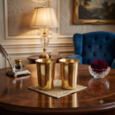Elegant Brass Glass B102