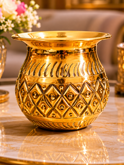 Elegant Brass Lutiya B105