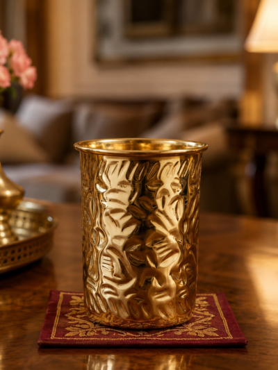 Elegant Brass Glass B107