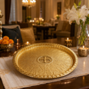 Elegant Brass Pooja Thali