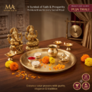 Elegant Brass Pooja Thali