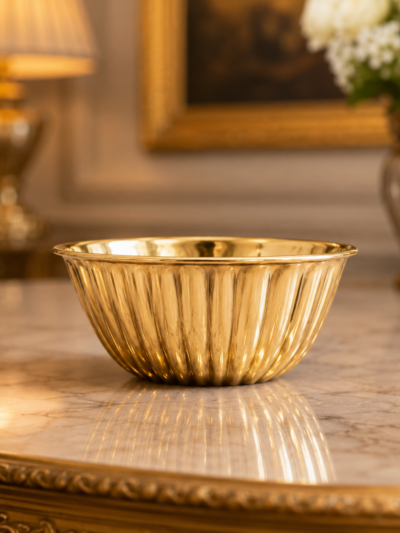 Elegant Brass Bowl B117
