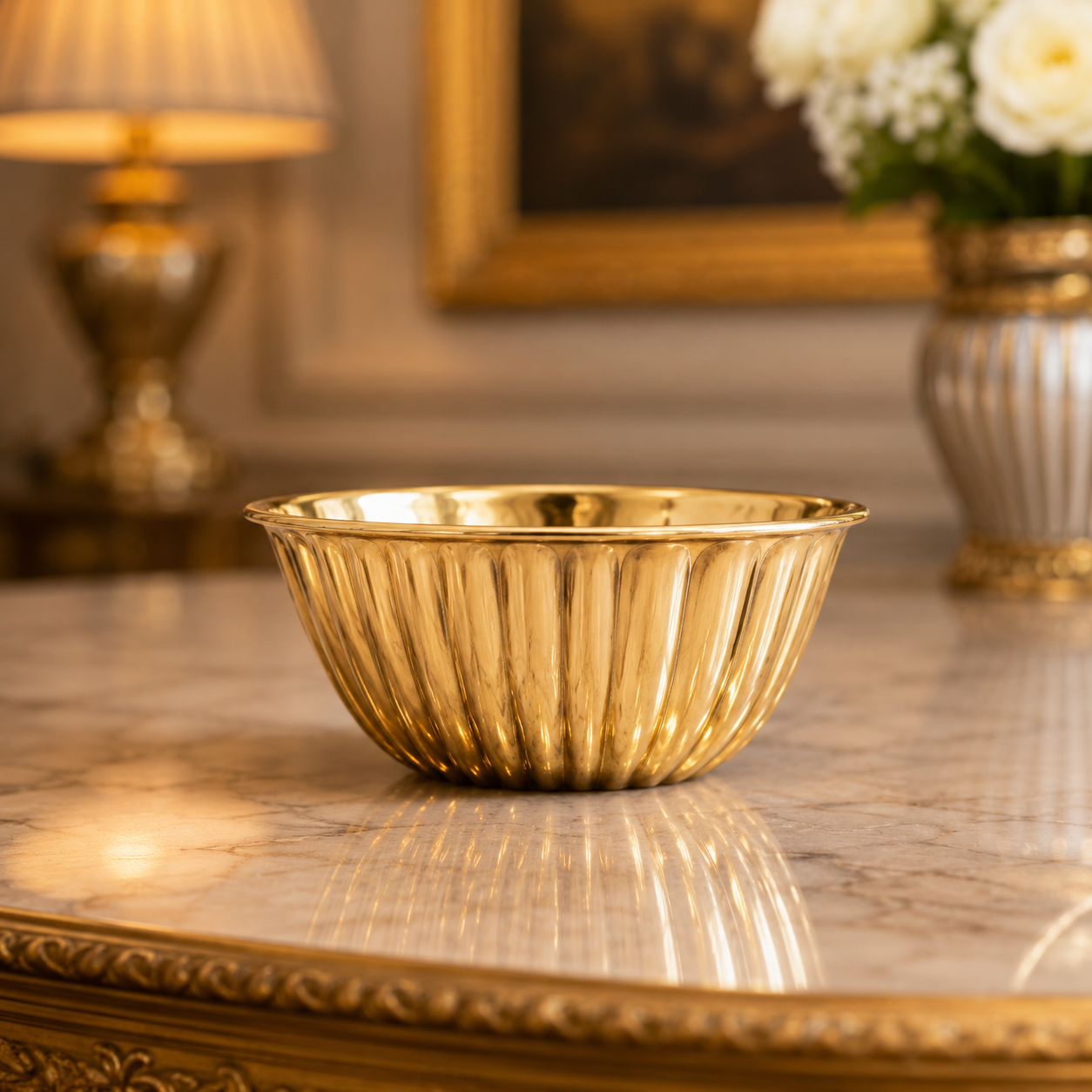 Elegant Brass Bowl B117