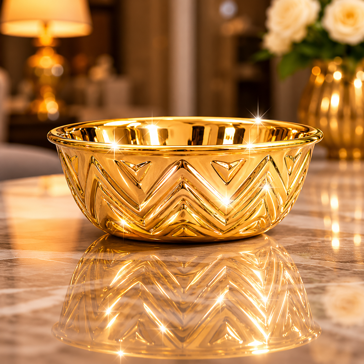Elegant Brass Bowl B119