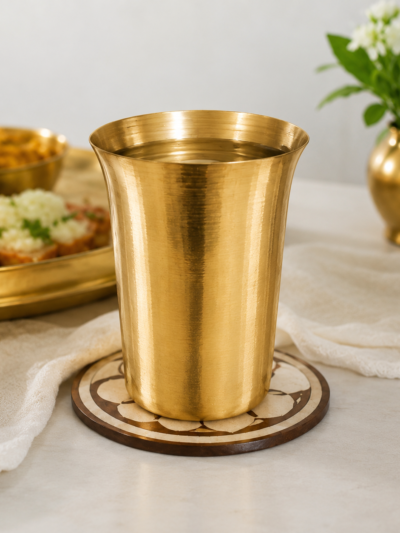 Elegant Brass Glass B111