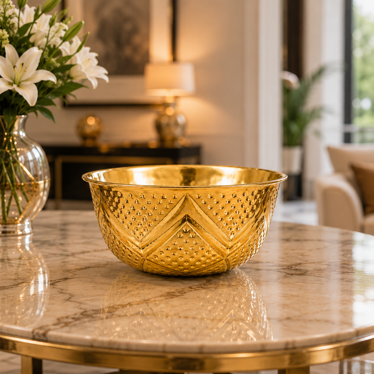Elegant Brass Bowl B112