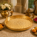 Elegant Brass Pooja Thali