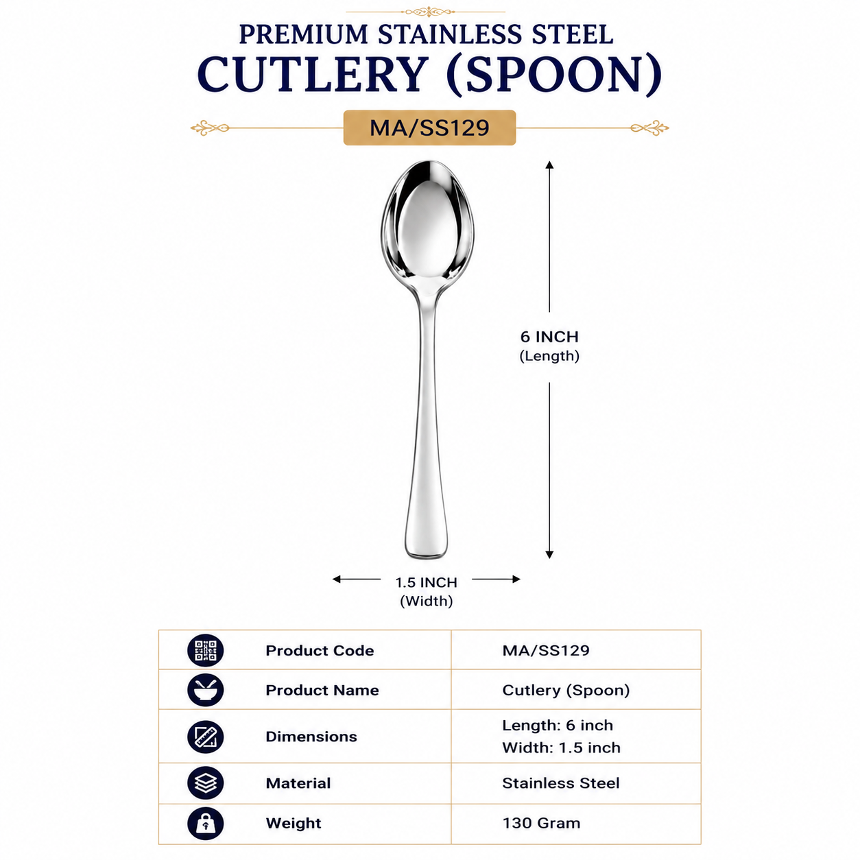 Premium Stainless Steel Cutlery Set - Image 2