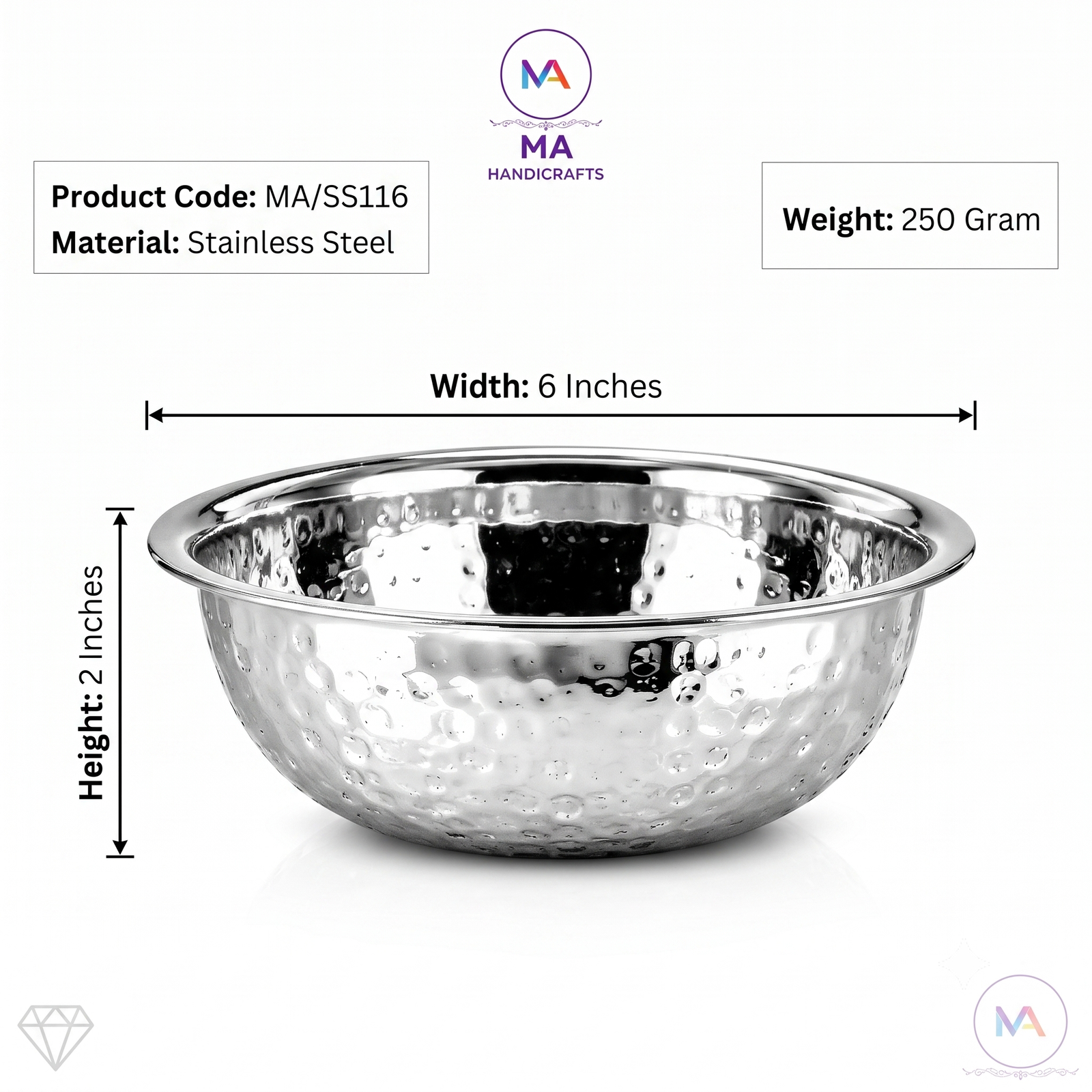 Stainless Steel Bowl - Image 2